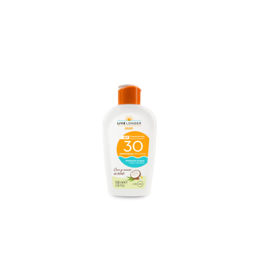 LIVE LONGER SUN LECHE MONOI Y COCO SFP 30 100 ML