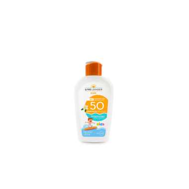 LIVE LONGER SUN LECHE MONOI Y COCO SFP 50 100 ML Niños