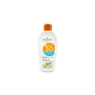 LIVE LONGER SUN LECHE MONOI Y COCO SFP 30 200 ML