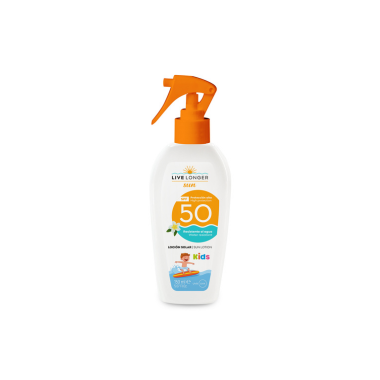 LIVE LONGER SUN LOCION MONOI Y COCO SFP 50 150 ML SPRAY Niños